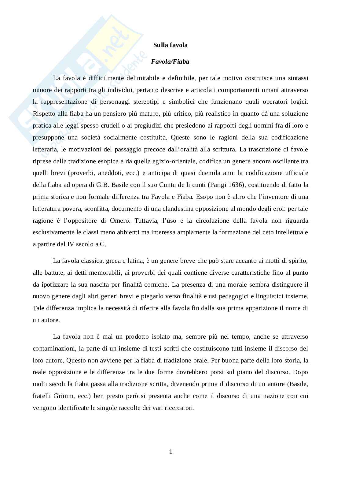 Favuli Morali di Giovanni Meli Pag. 1