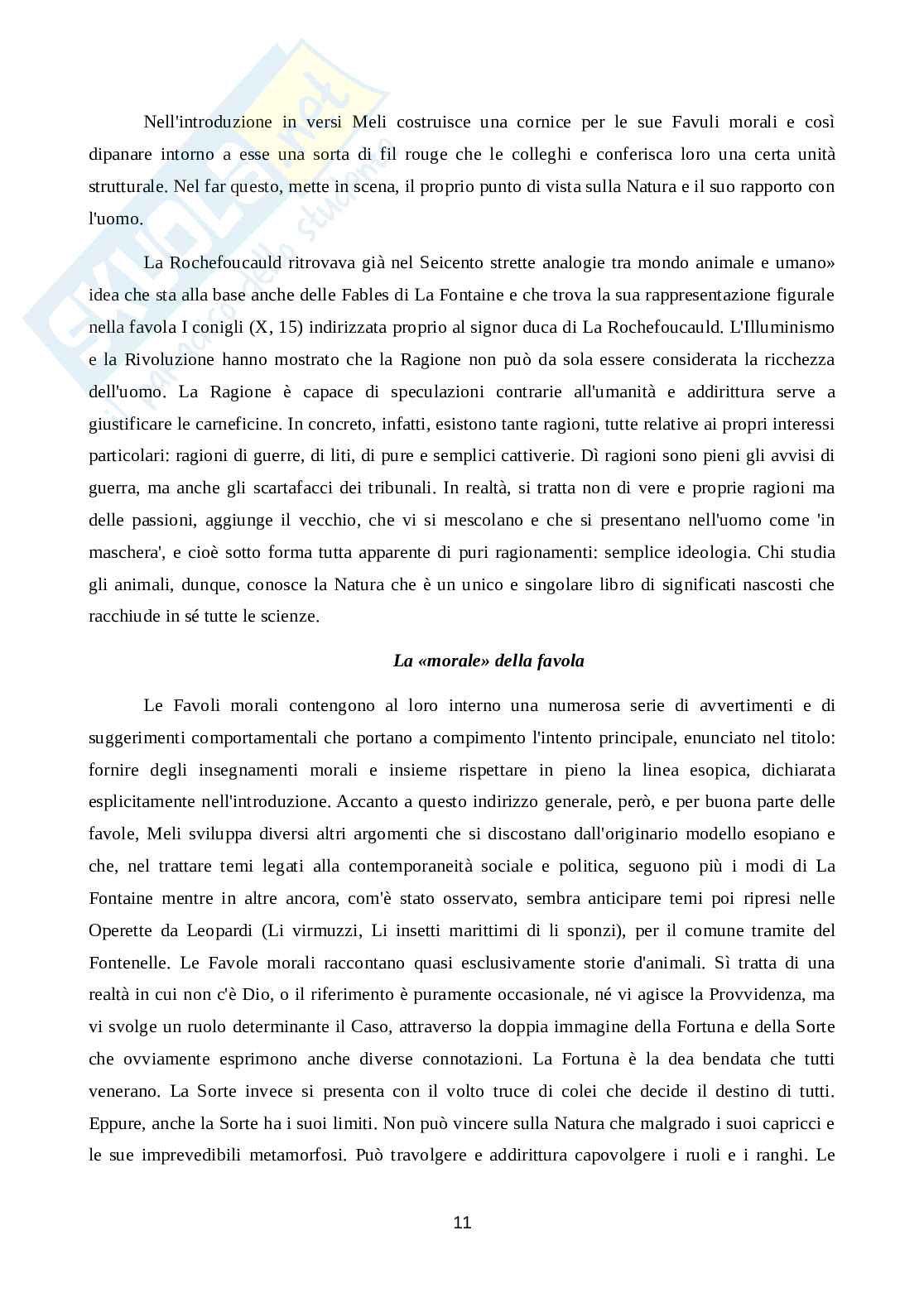 Favuli Morali di Giovanni Meli Pag. 11
