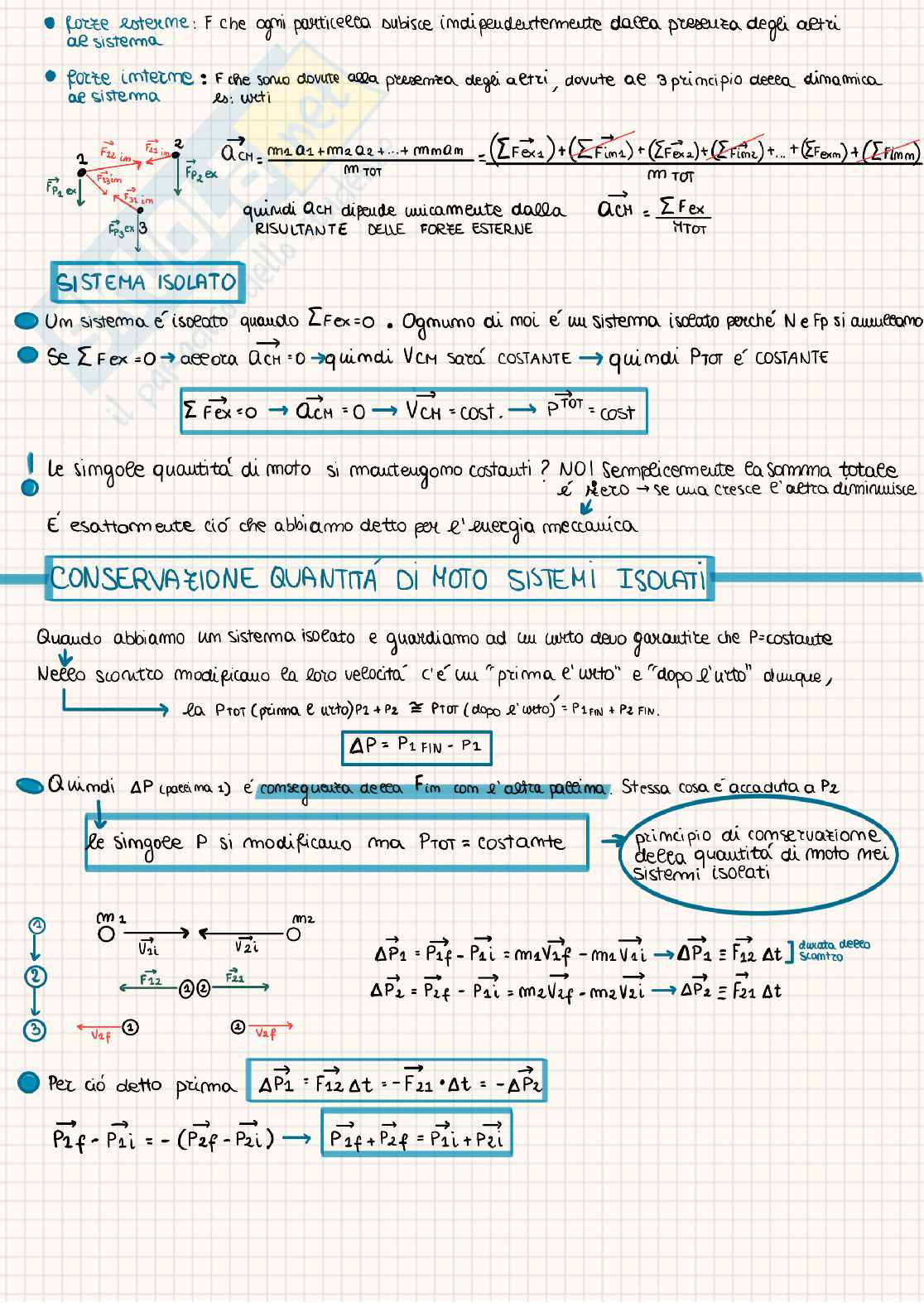 Fisica 1 - Appunti dagli urti al corpo rigido Pag. 2