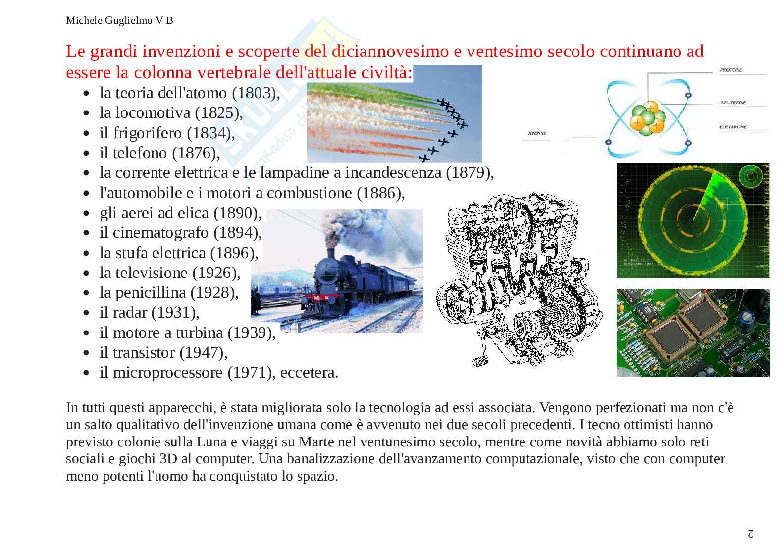 Grandi cambiamenti tesina Pag. 6