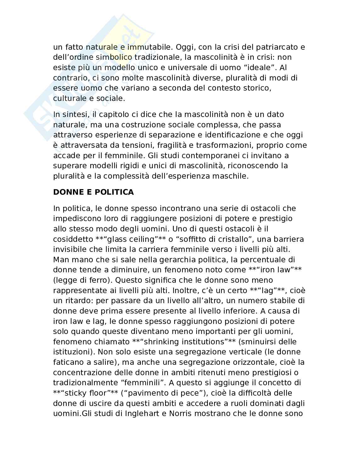 Riassunto esame Istituzioni di antropologia culturale, Prof. Zatti Alberto, libro consigliato Psicologia maschile, Zatti  Pag. 31