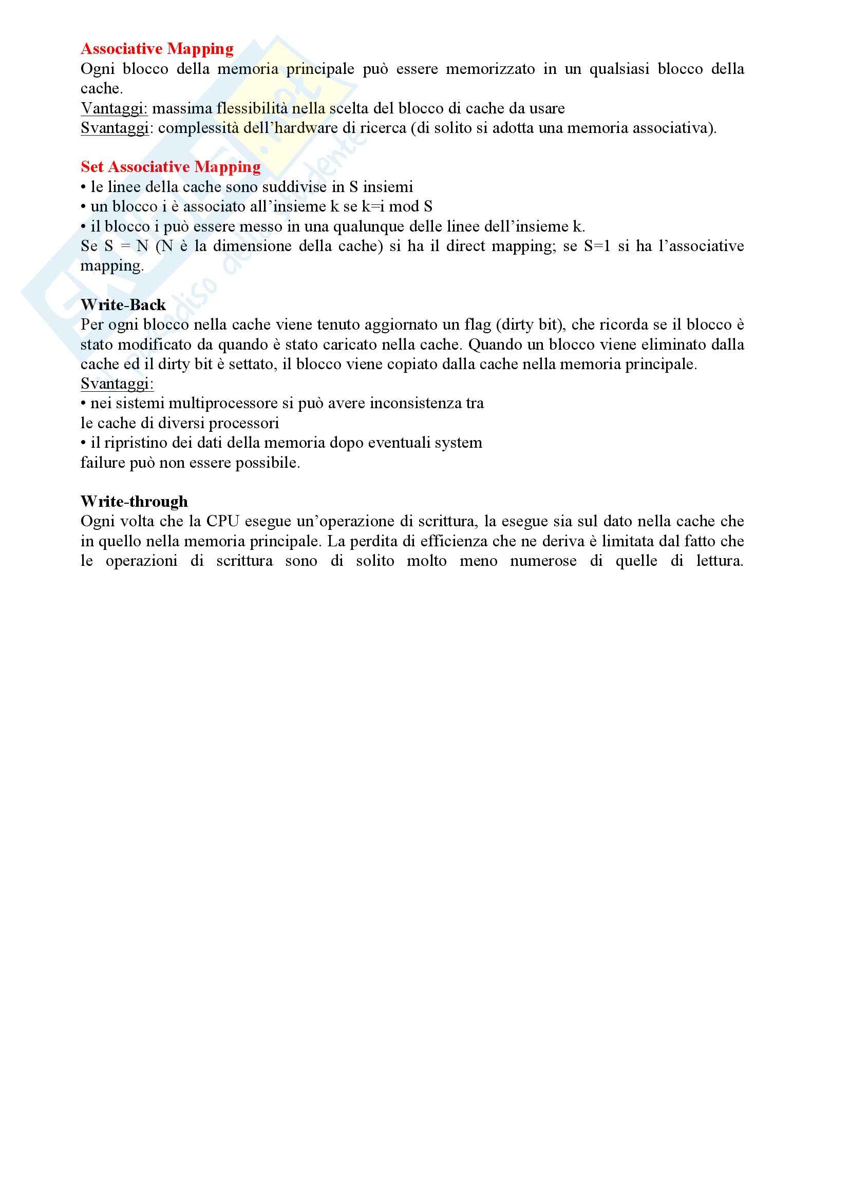 Calcolatori Elettronici - Riassunto esame teoria, prof. Sonza Pag. 6