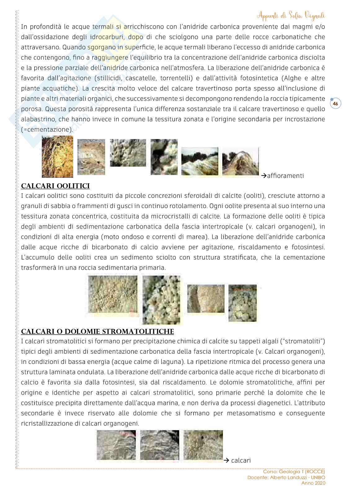 Geologia T - Rocce (Parte 1) Pag. 46