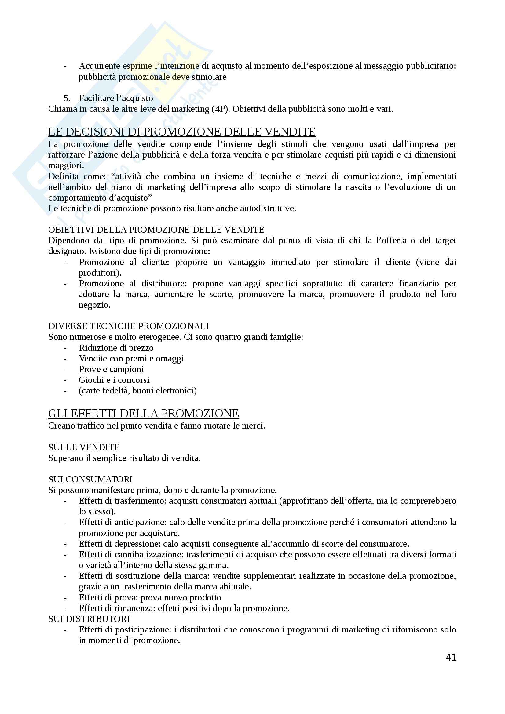 Marketing - Appunti Pag. 41