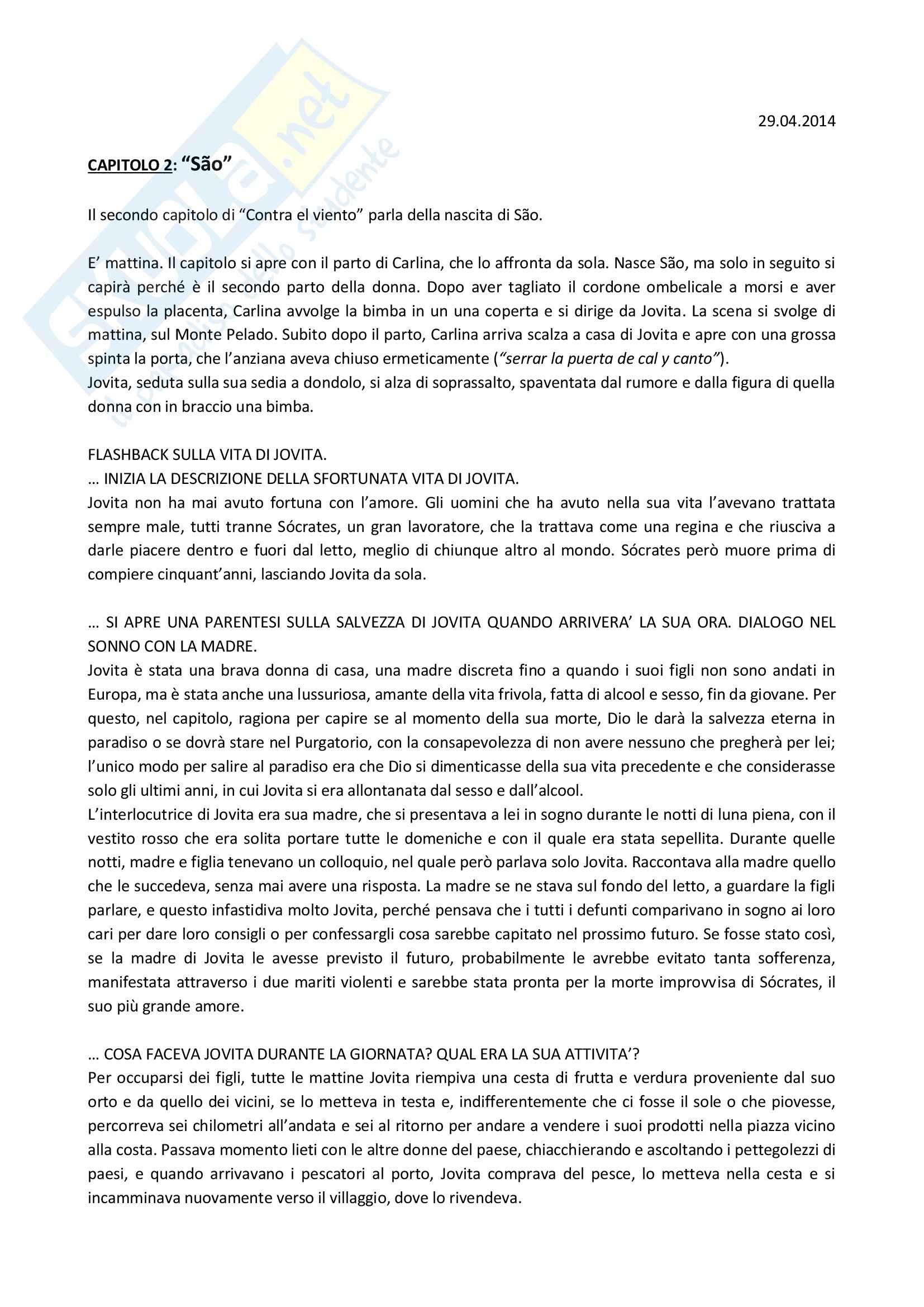 Riassunto esame Letteratura spagnola I, prof. Bognolo, libro consigliato Contra el vento, Caso Pag. 6