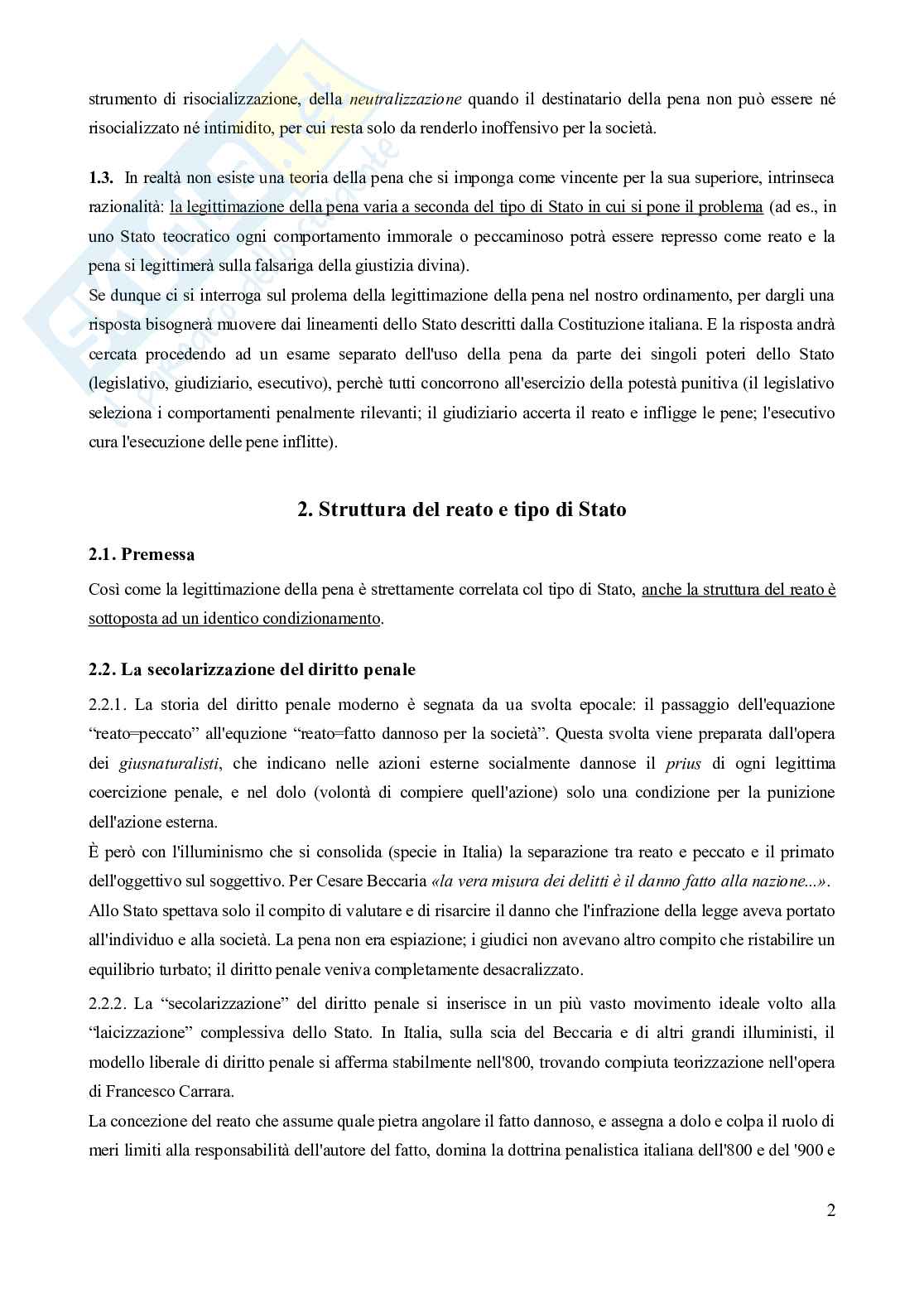 Riassunto esame Diritto penale, Prof. Gatta Gian Luigi, libro consigliato Manuale di diritto penale (13^ edizione, 2024), Marinucci, Dolcini, Gatta Pag. 2