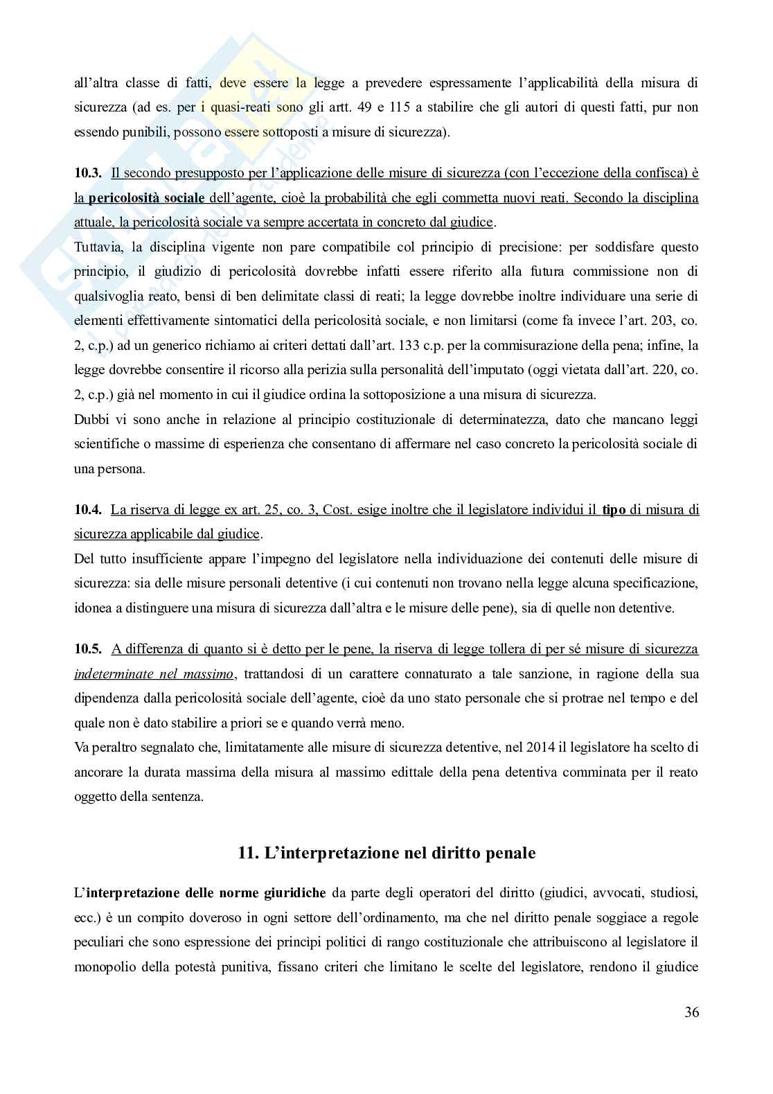 Riassunto esame Diritto penale, Prof. Gatta Gian Luigi, libro consigliato Manuale di diritto penale (13^ edizione, 2024), Marinucci, Dolcini, Gatta Pag. 36
