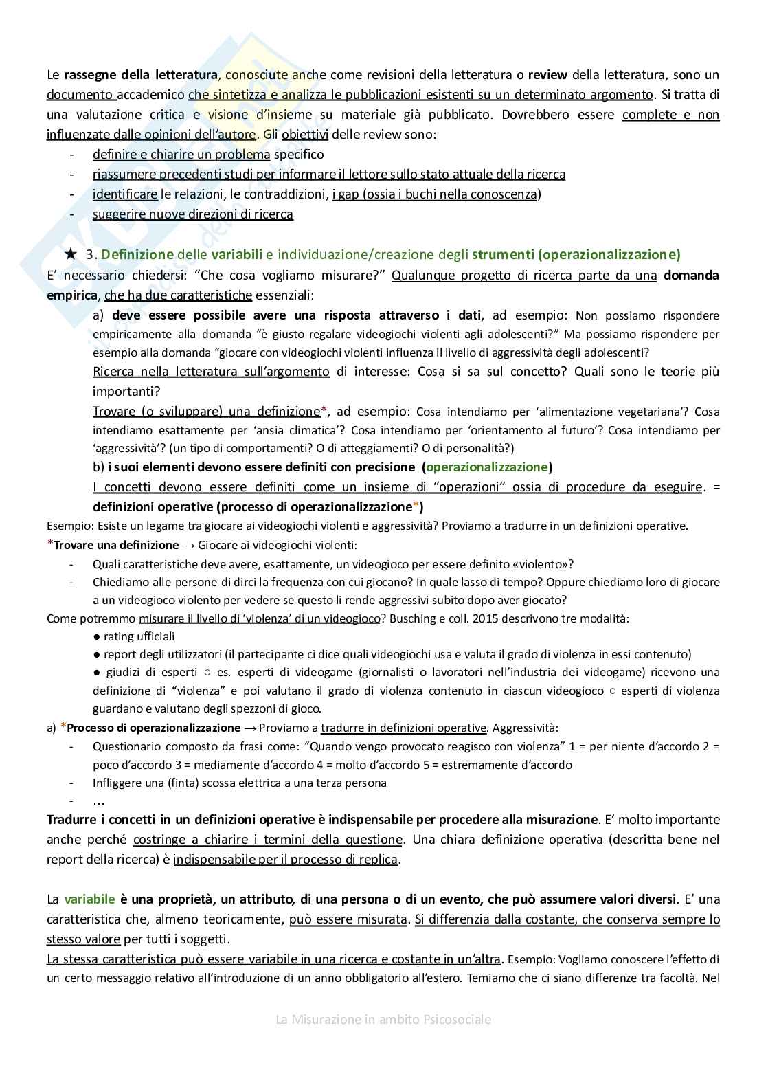 Misurazione in ambito psicosociale - Appunti completi Pag. 71