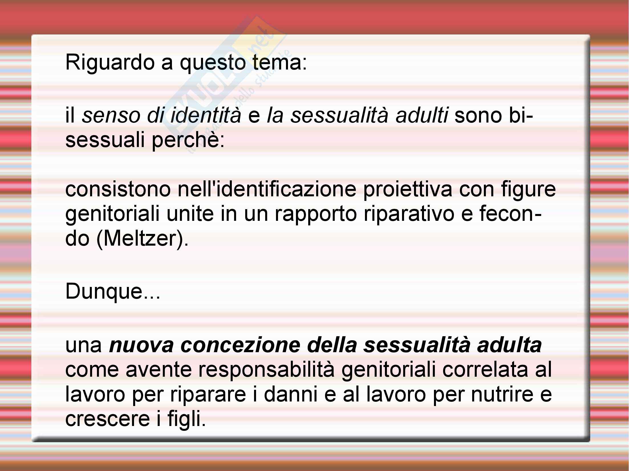 Riassunto esame modelli e tecniche del colloquio e della diagnosi, prof. Candelori, slide in power point Pag. 36