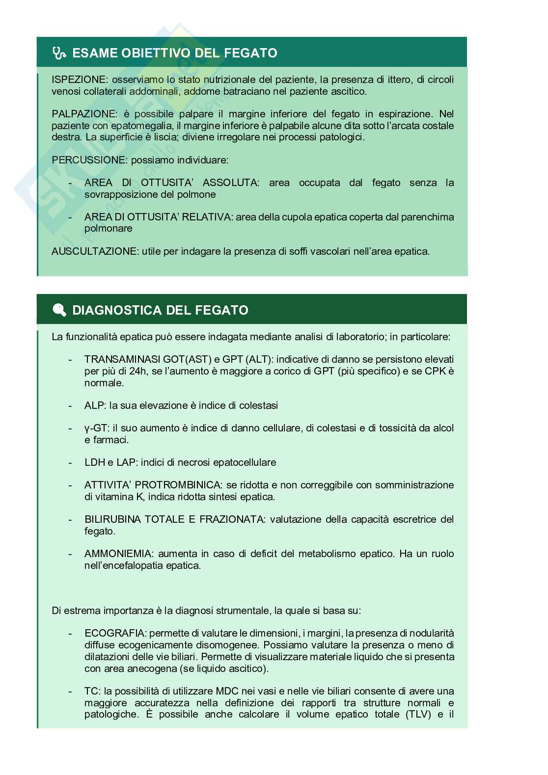 Fegato (anatomia chirurgica, semeiotica, chirurgia epatica) e tumori Pag. 2