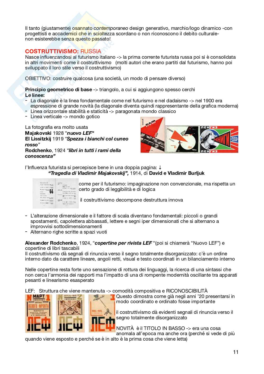 Appunti per l'esame di Grafica editoriale e metodologia progettuale Pag. 11