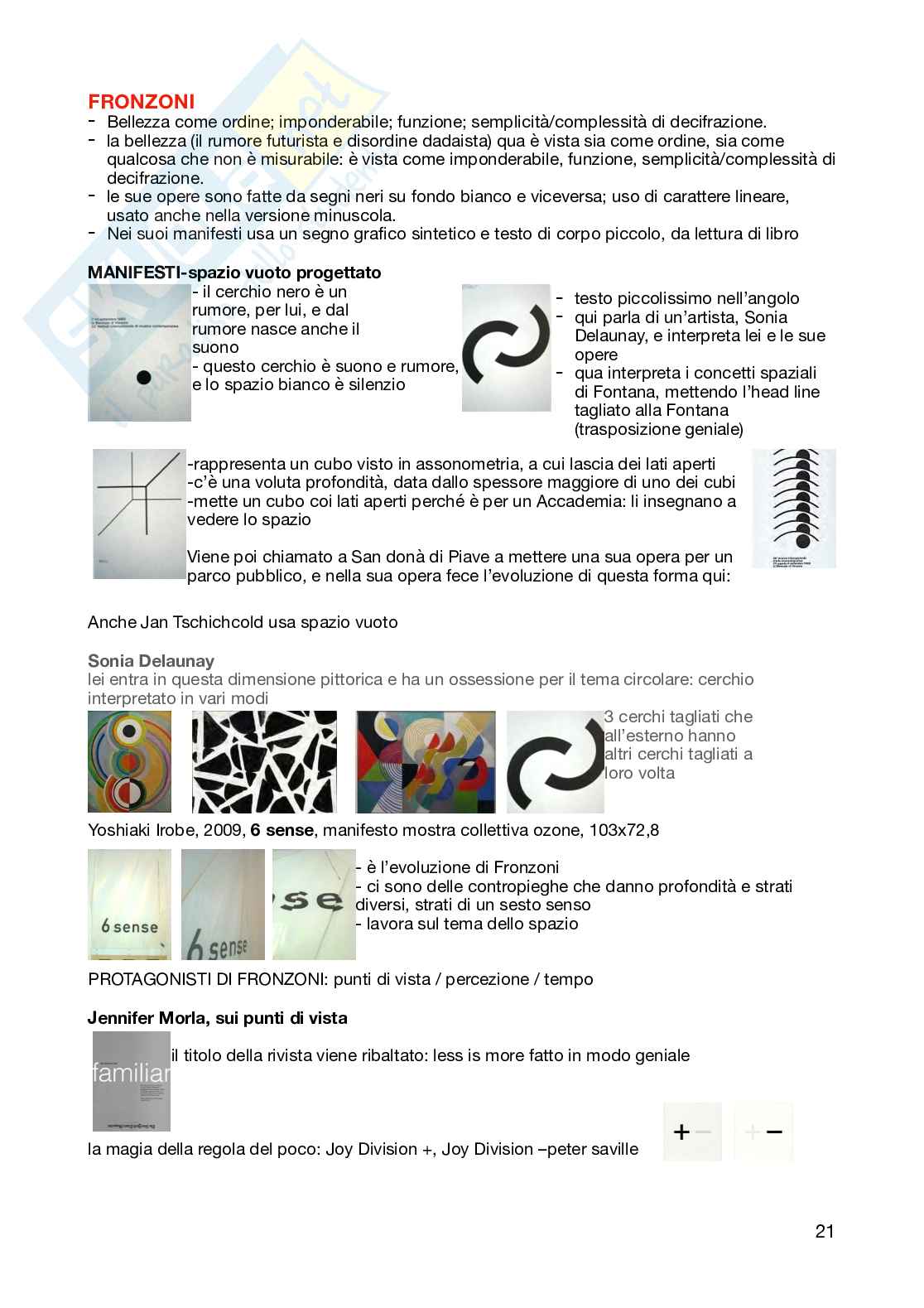 Appunti per l'esame di Grafica editoriale e metodologia progettuale Pag. 21