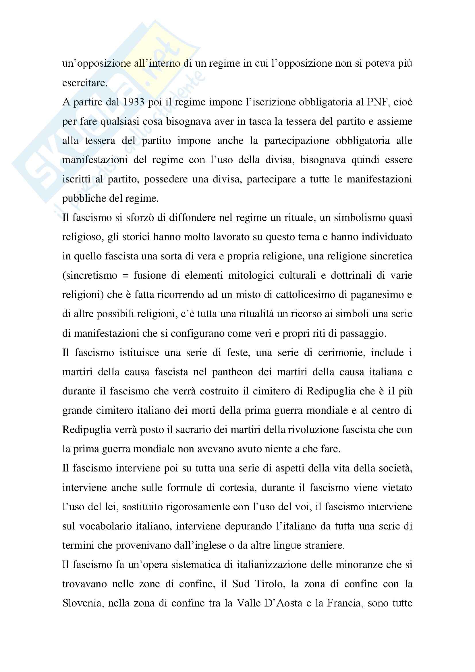 Storia contemporanea - le vicende italiane nel primo dopoguerra Pag. 21