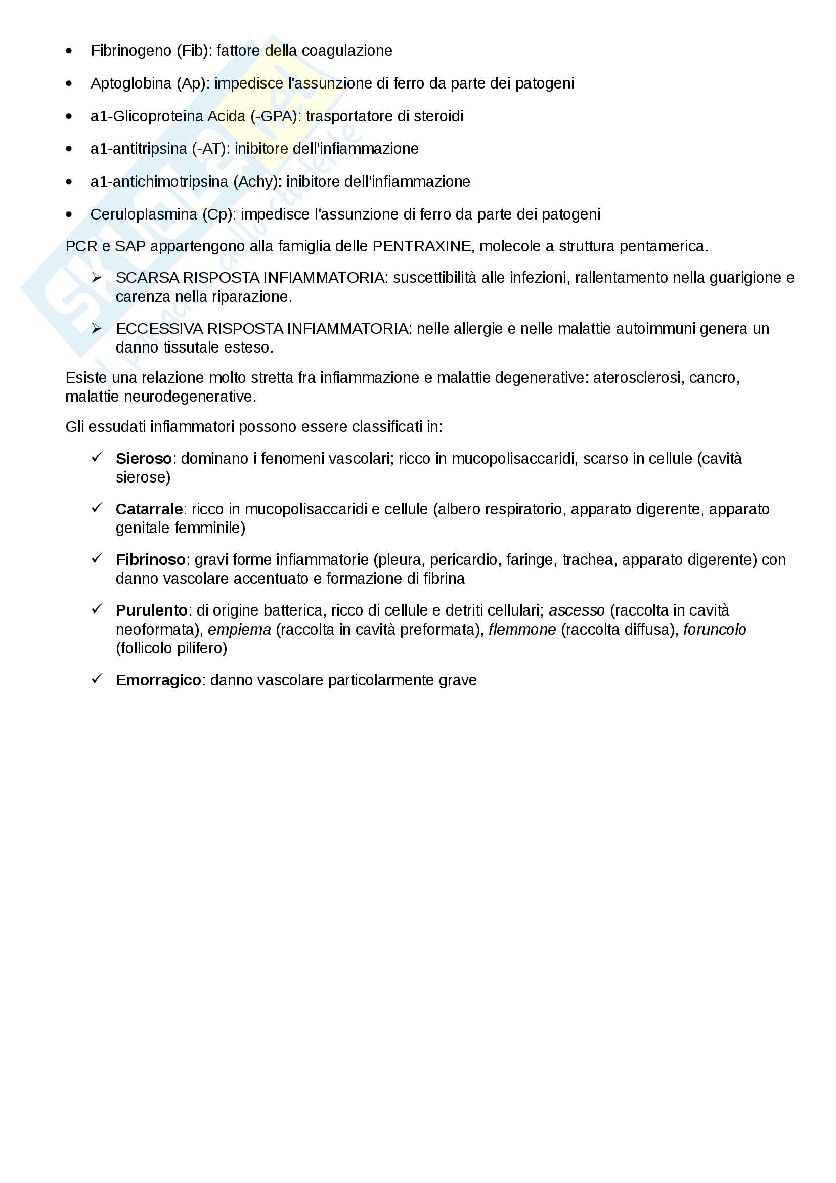 Immunità e infiammazione acuta Pag. 21