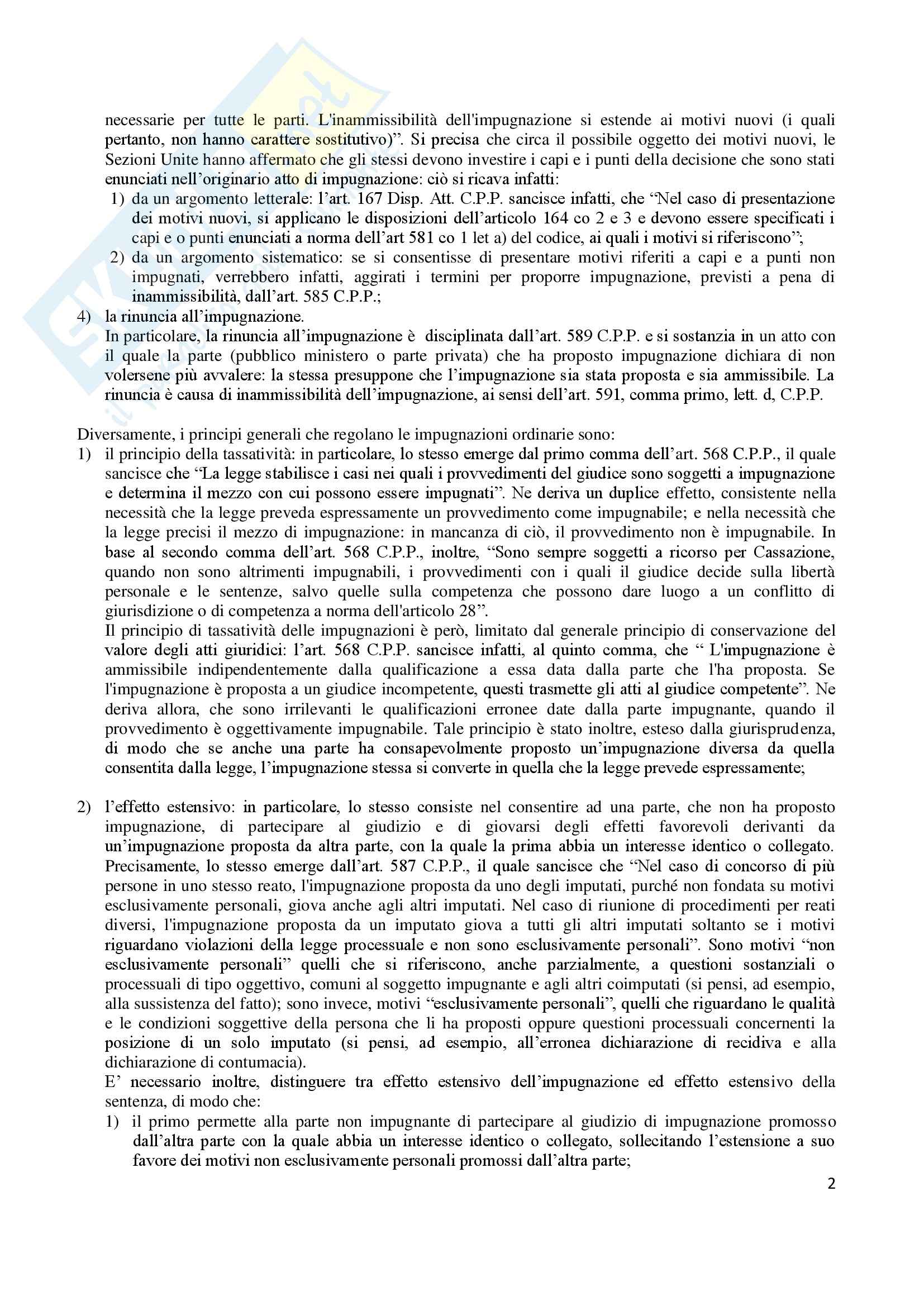 Riassunto esame Diritto, prof. Pierro, libro consigliato Manuale di procedura penale, Tonini: parte 5,6,7 Pag. 2