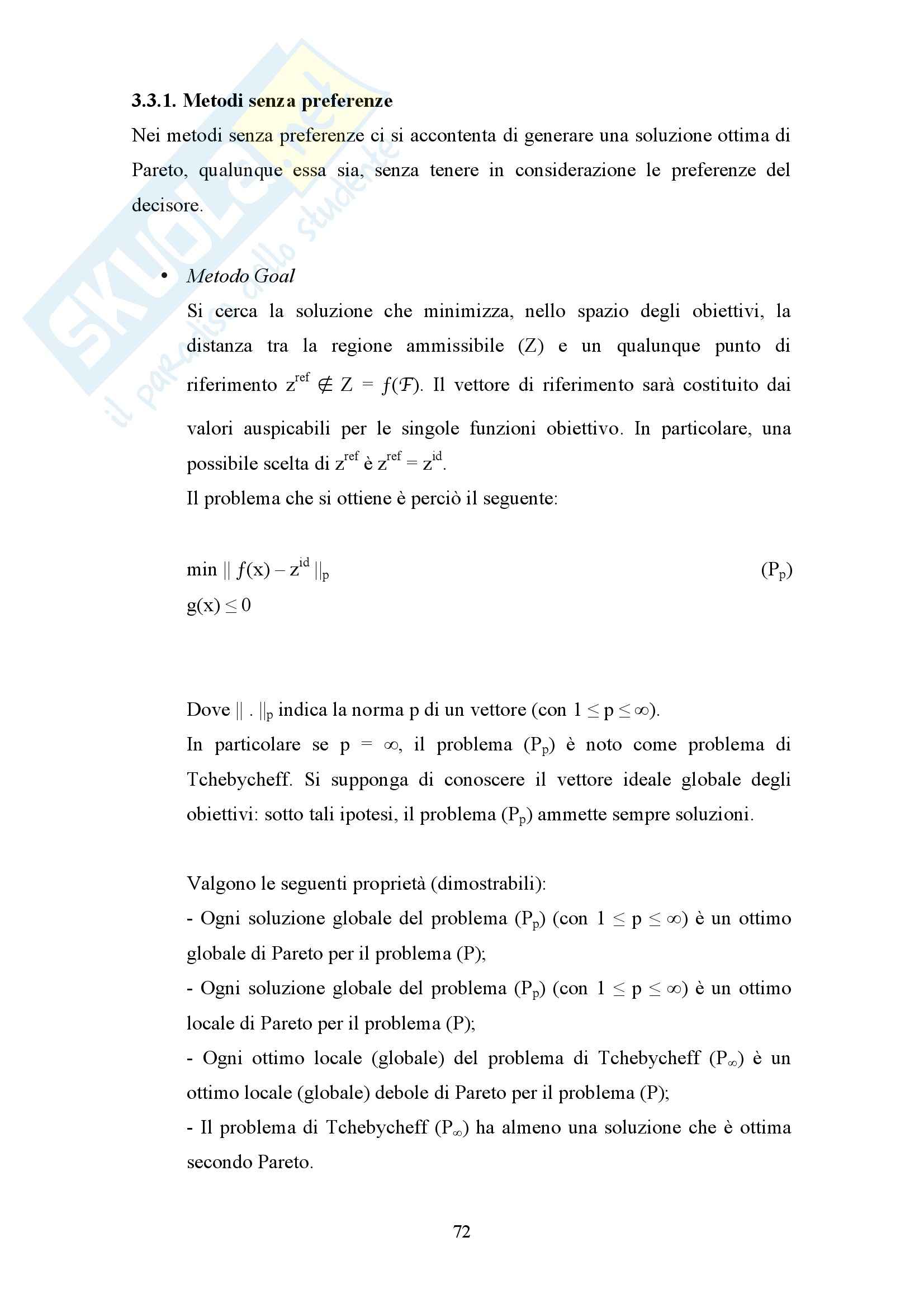 Tesi, Sviluppo di principi di allocazione della merce all'interno di magazzini automatizzati mediante modelli Multi-Obiettivo Pag. 76