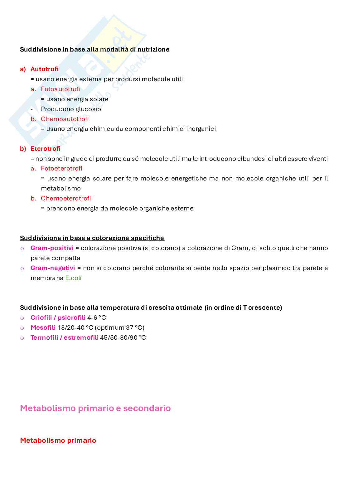 Biotecnologie delle fermentazioni appunti completi Pag. 2