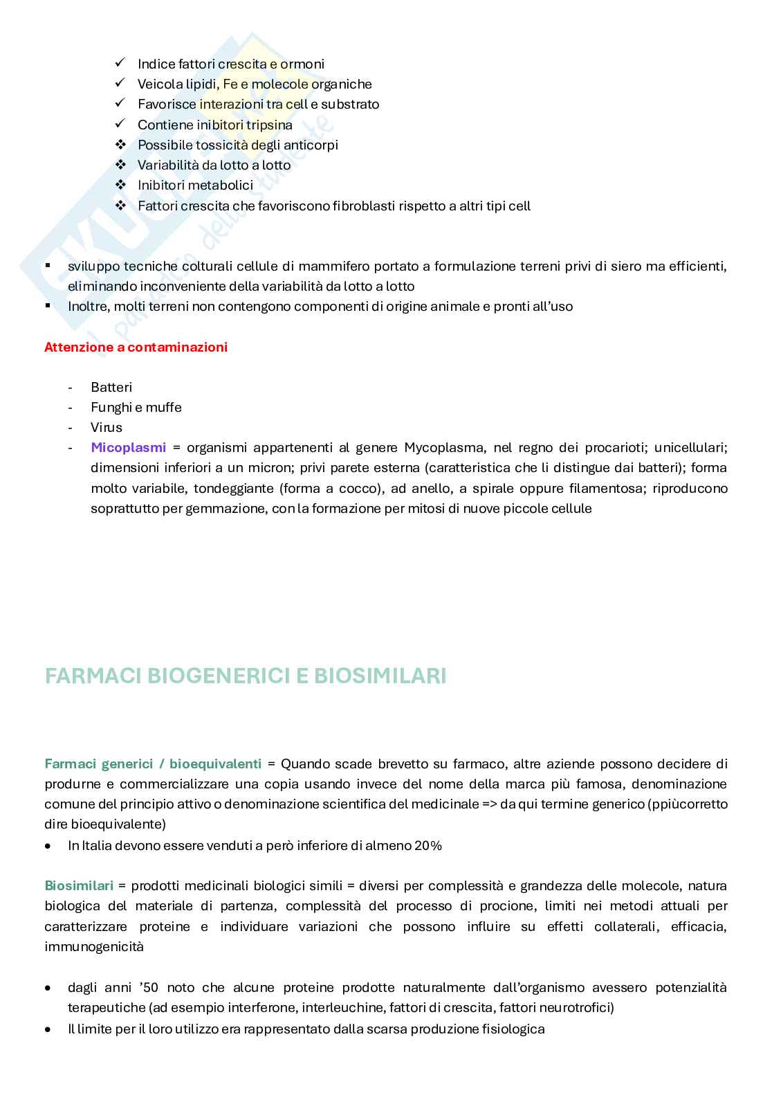 Biotecnologie delle fermentazioni appunti completi Pag. 61