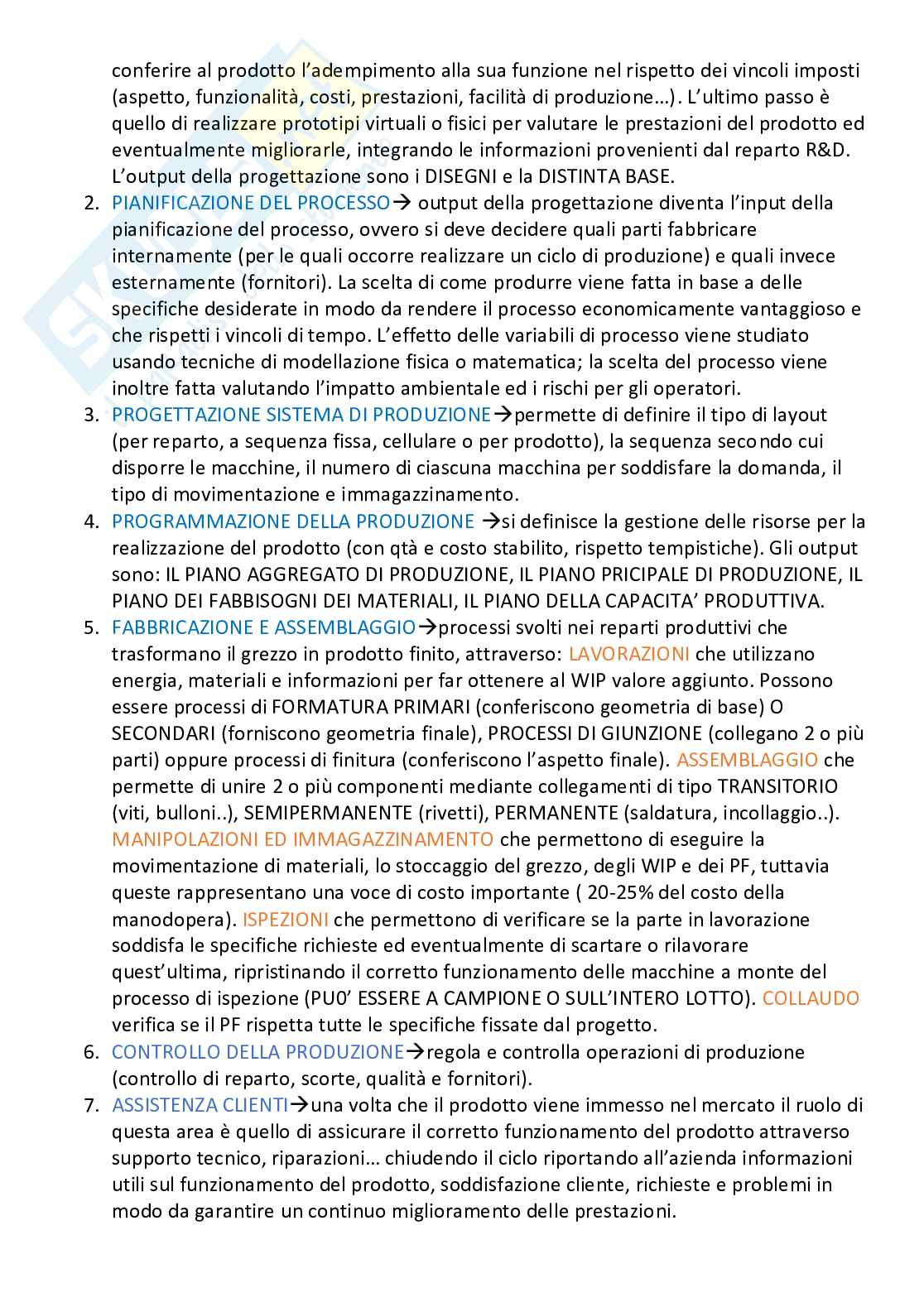 Appunti Programmazione e controllo della produzione completo Pag. 2