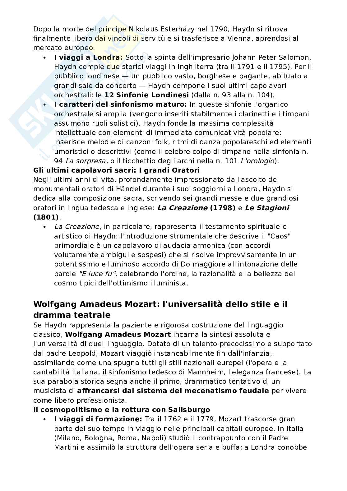 Riassunto esame Storia della musica, Prof. Pappalardo Matteo, libro consigliato Storia della musica - Parti V, VI, VII, VIII, IX, Baroni, Fubini, Vinay Pag. 21