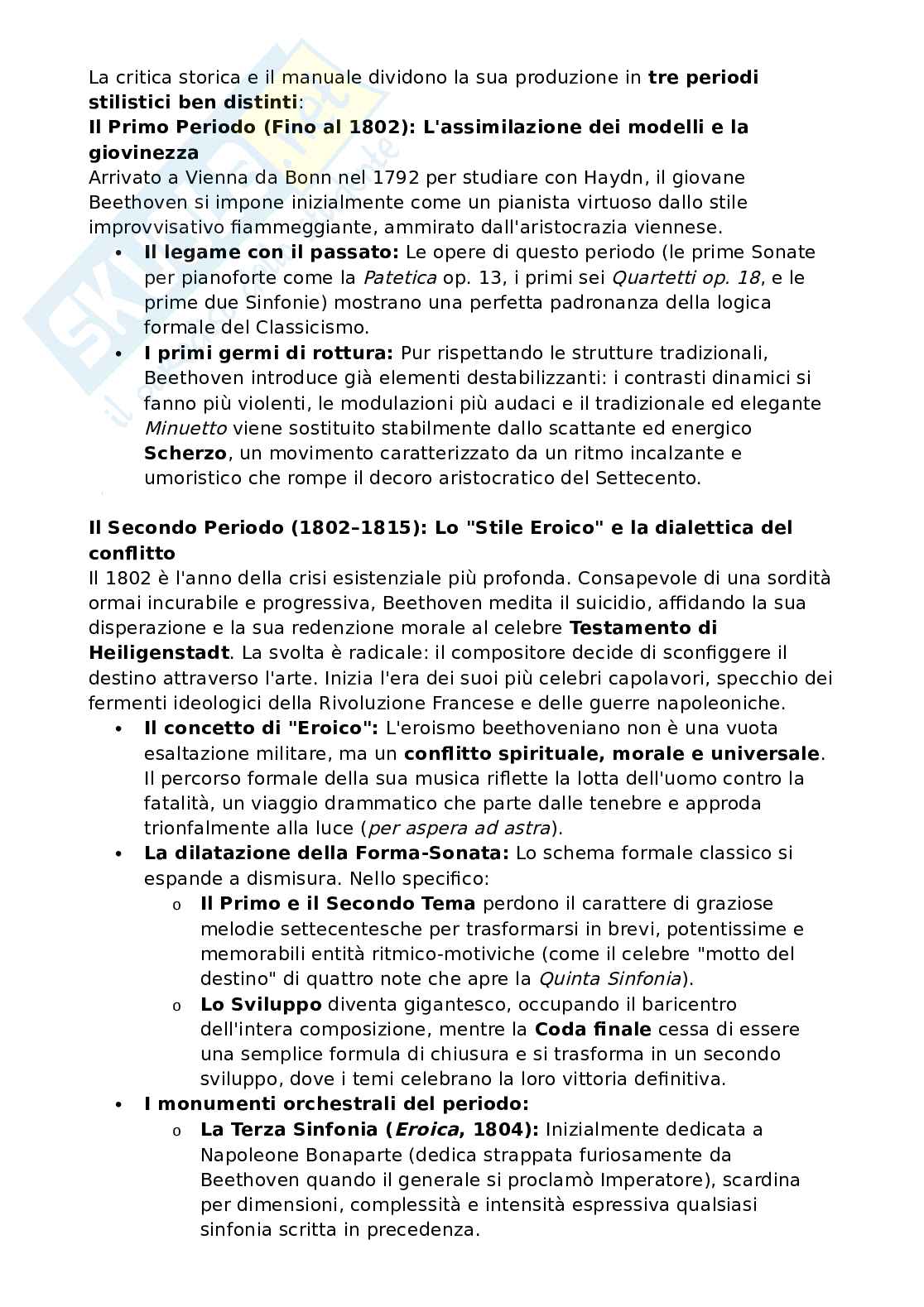 Riassunto esame Storia della musica, Prof. Pappalardo Matteo, libro consigliato Storia della musica - Parti V, VI, VII, VIII, IX, Baroni, Fubini, Vinay Pag. 26