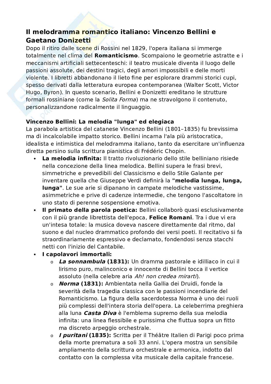 Riassunto esame Storia della musica, Prof. Pappalardo Matteo, libro consigliato Storia della musica - Parti V, VI, VII, VIII, IX, Baroni, Fubini, Vinay Pag. 36