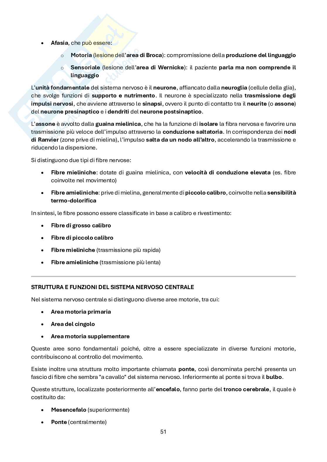 Neurologia per psicologi  Pag. 51