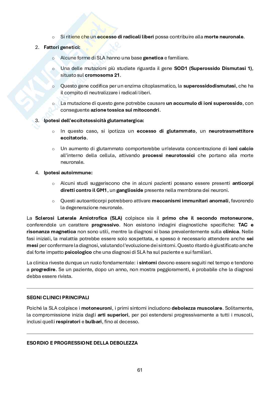 Neurologia per psicologi  Pag. 61