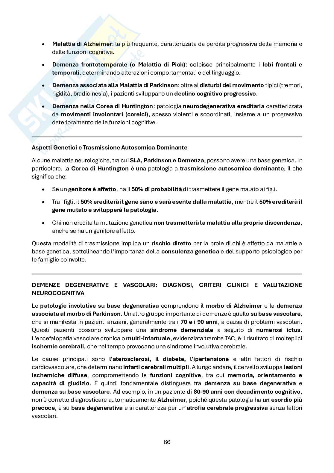 Neurologia per psicologi  Pag. 66