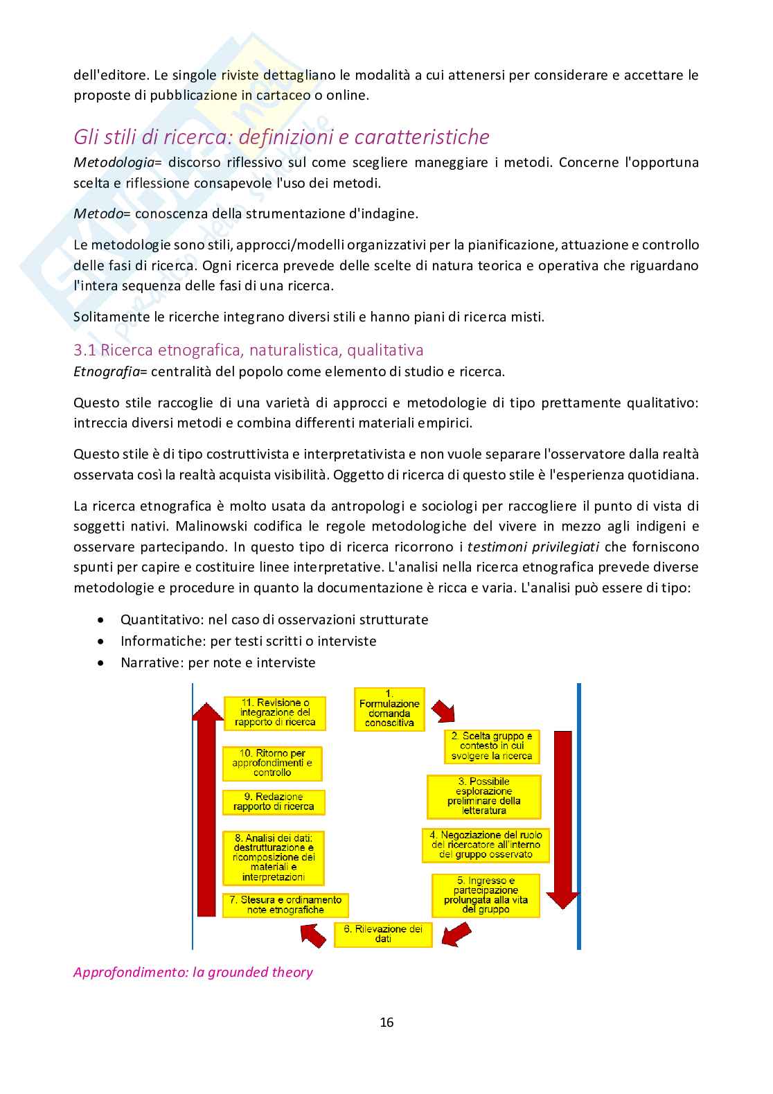 Riassunto esame Ricerca educativa, prof.ssa Restiglian, libro consigliato "Stili e metodi della ricerca educativa", Benvenuto Pag. 16