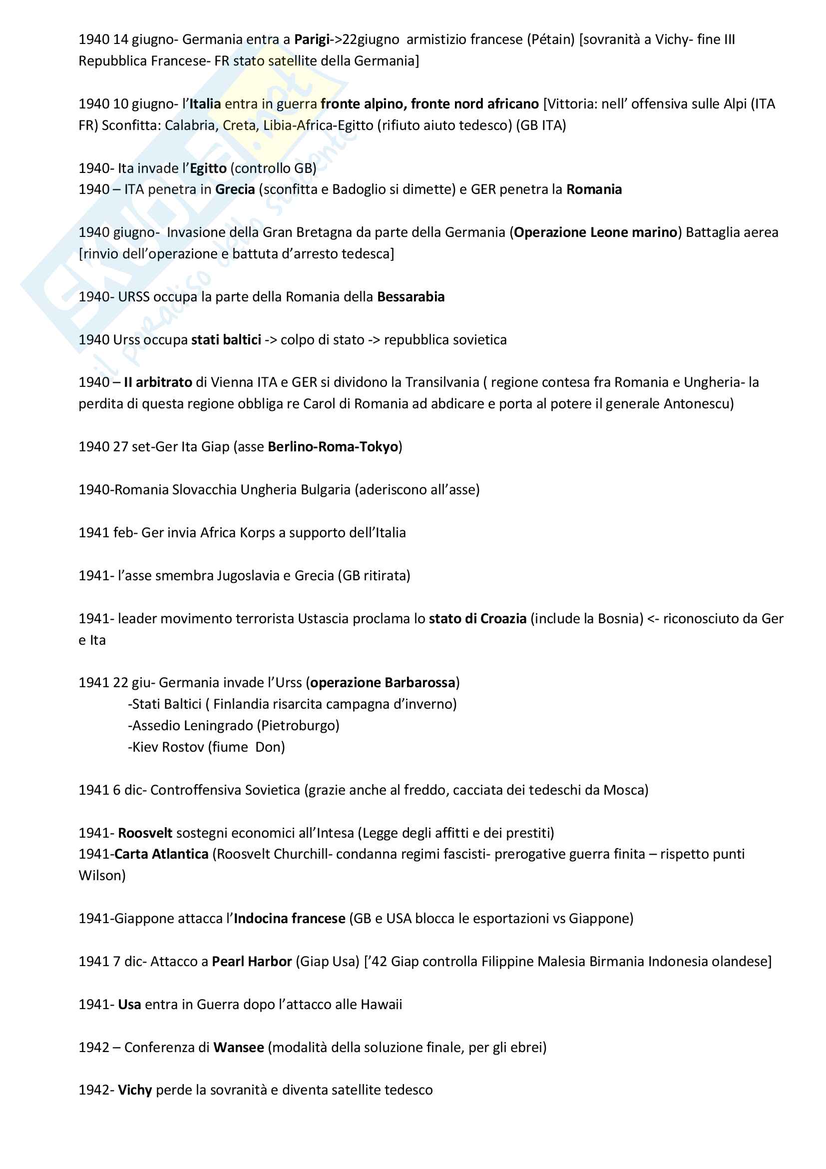 Cronologia completa [Dal 1930 al 2014] Pag. 2