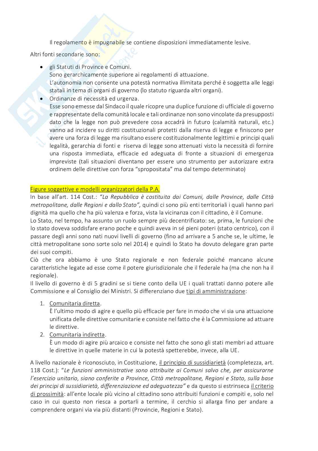 Riassunto esame diritto amministrativo, prof. Gelaetta, libro consigliato Argomenti di diritto amministrativo Parte generale Lezioni, Greco e altri Pag. 6