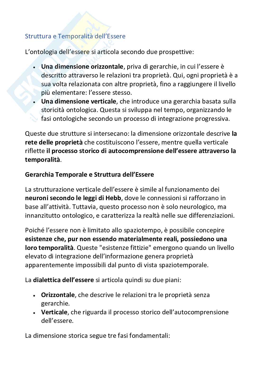 Dialettica dell'Essere tra Metafisica, Empirismo e Linguaggio - 2 Pag. 1