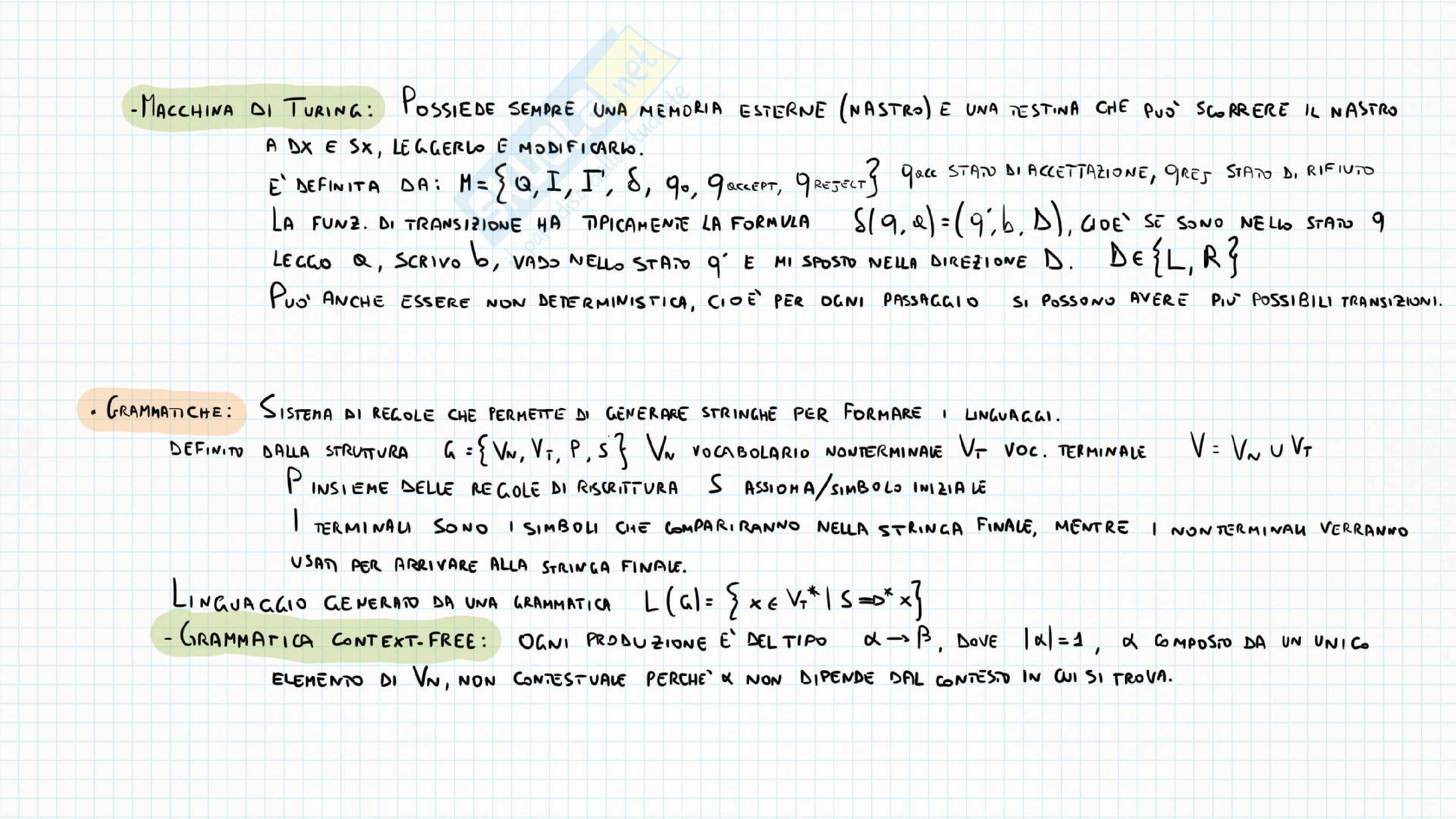 Schemi programma completo di Algoritmi e principi dell'informatica Pag. 2