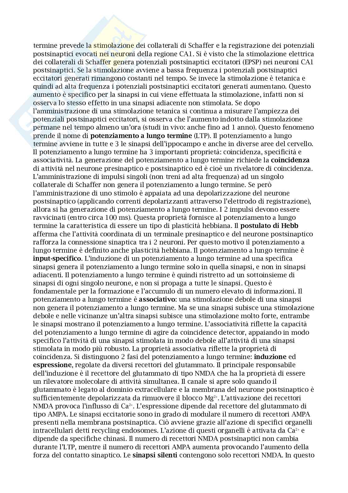 Appunti esame fisiologia generale Pag. 41