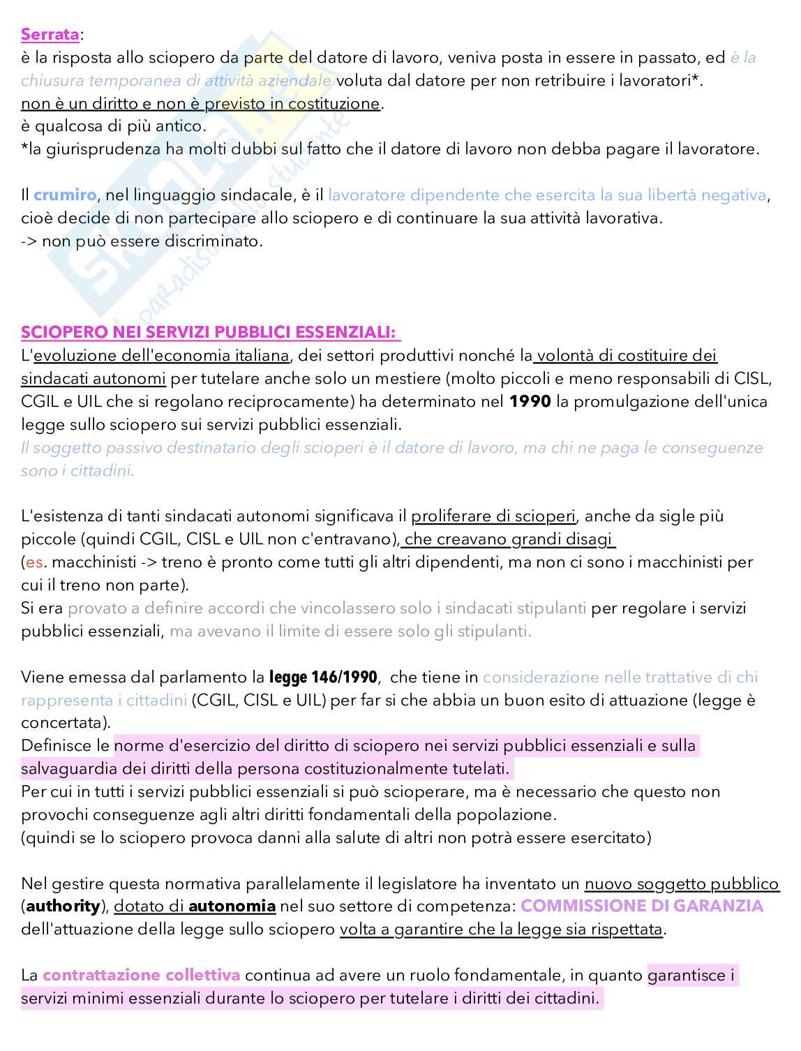 Diritto del lavoro Pag. 66