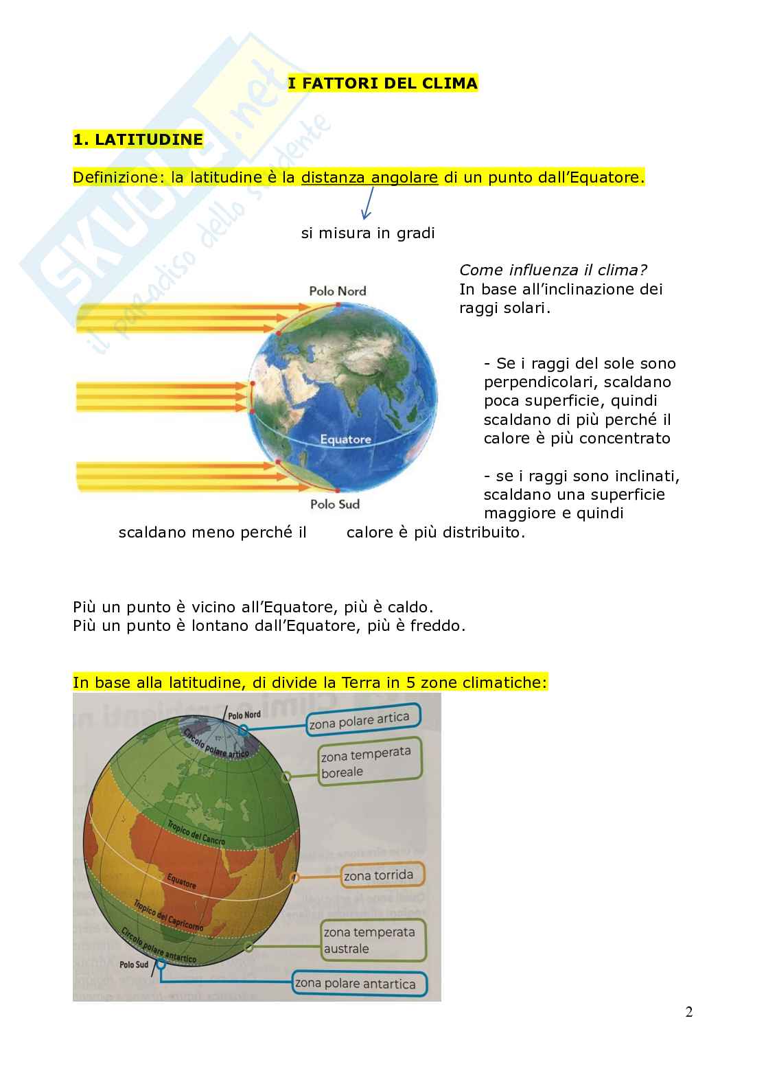 Climi e ambienti Pag. 2