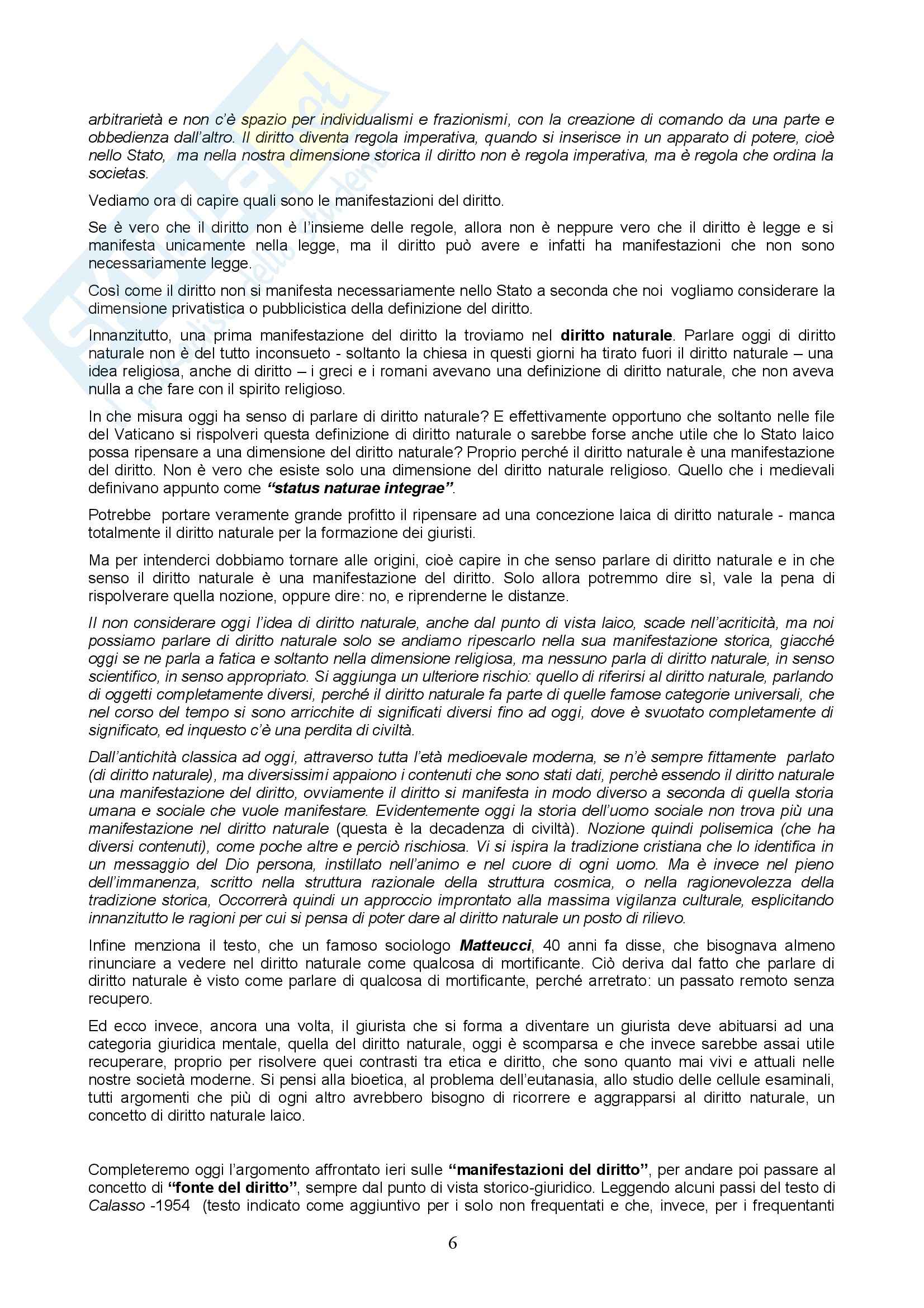 Storia del diritto italiano - lezioni Pag. 6