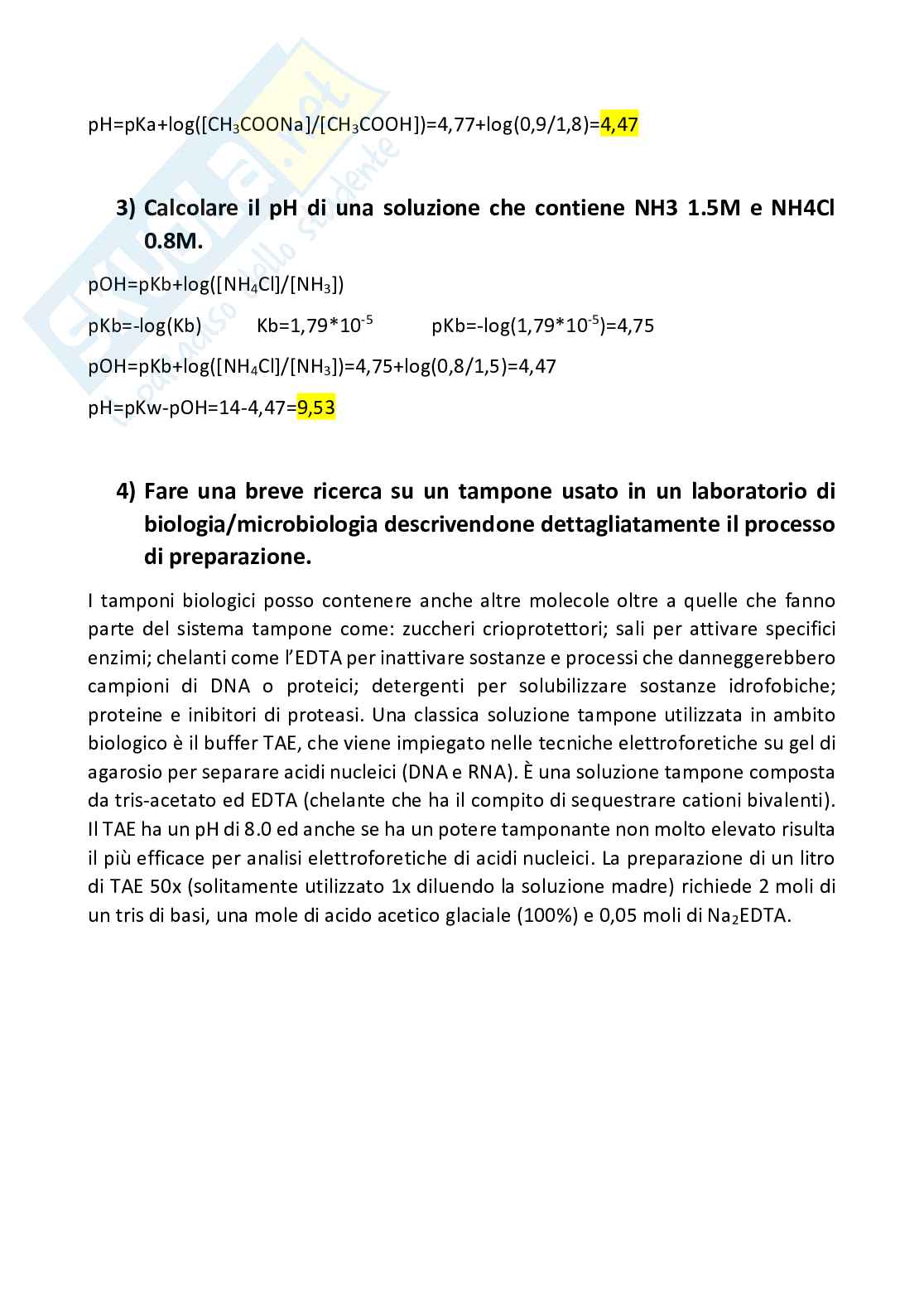 Relazione di Chimica generale e organica - modulo 1 Pag. 16