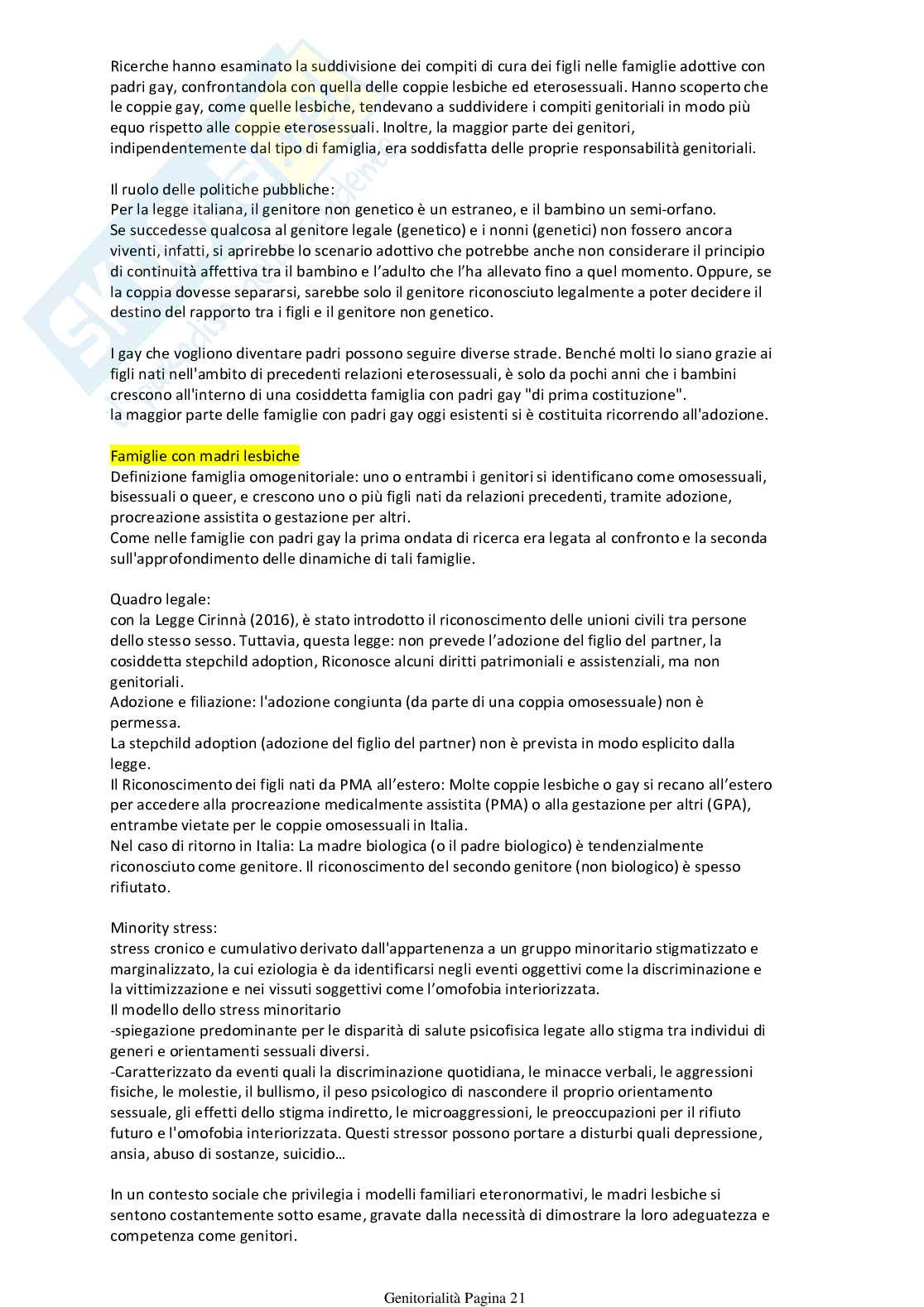 Ripasso per esame Psicodinamica delle relazioni familiari Pag. 21