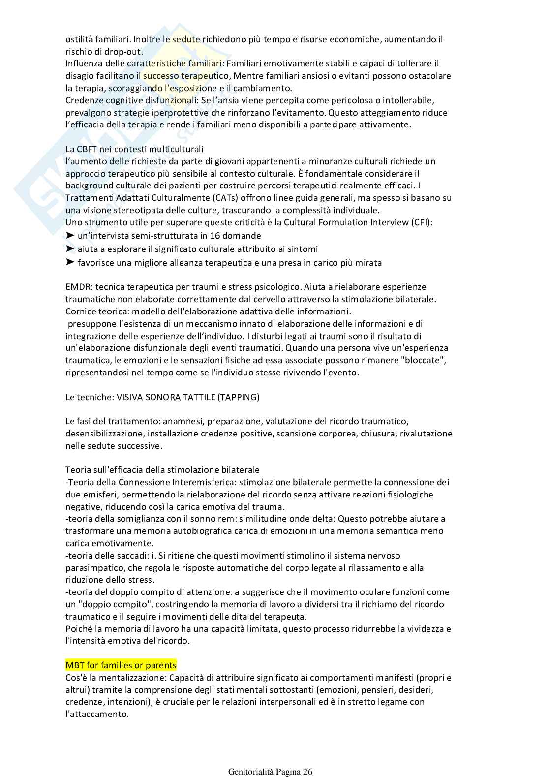 Ripasso per esame Psicodinamica delle relazioni familiari Pag. 26