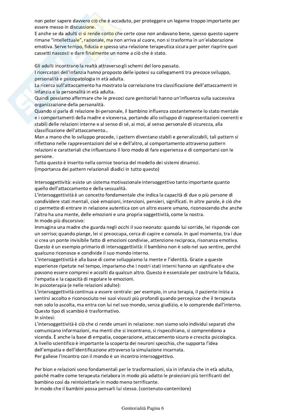 Ripasso per esame Psicodinamica delle relazioni familiari Pag. 6