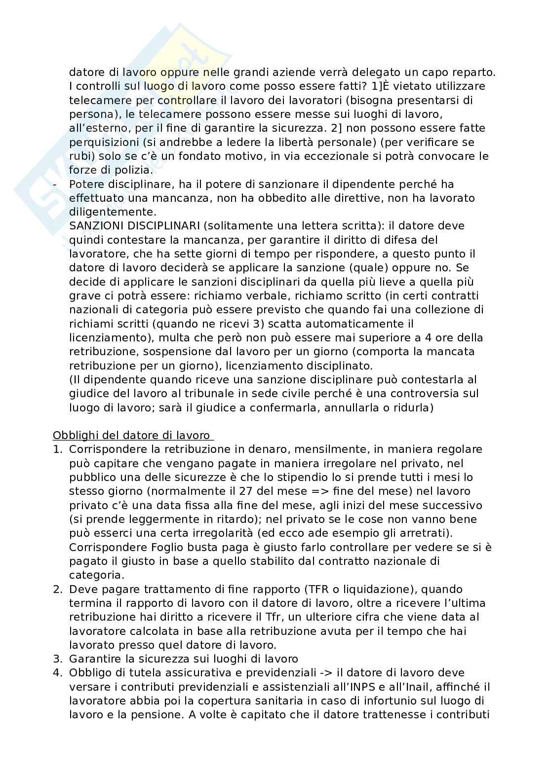 Legislazione sanitaria - Diritto del lavoro Pag. 11