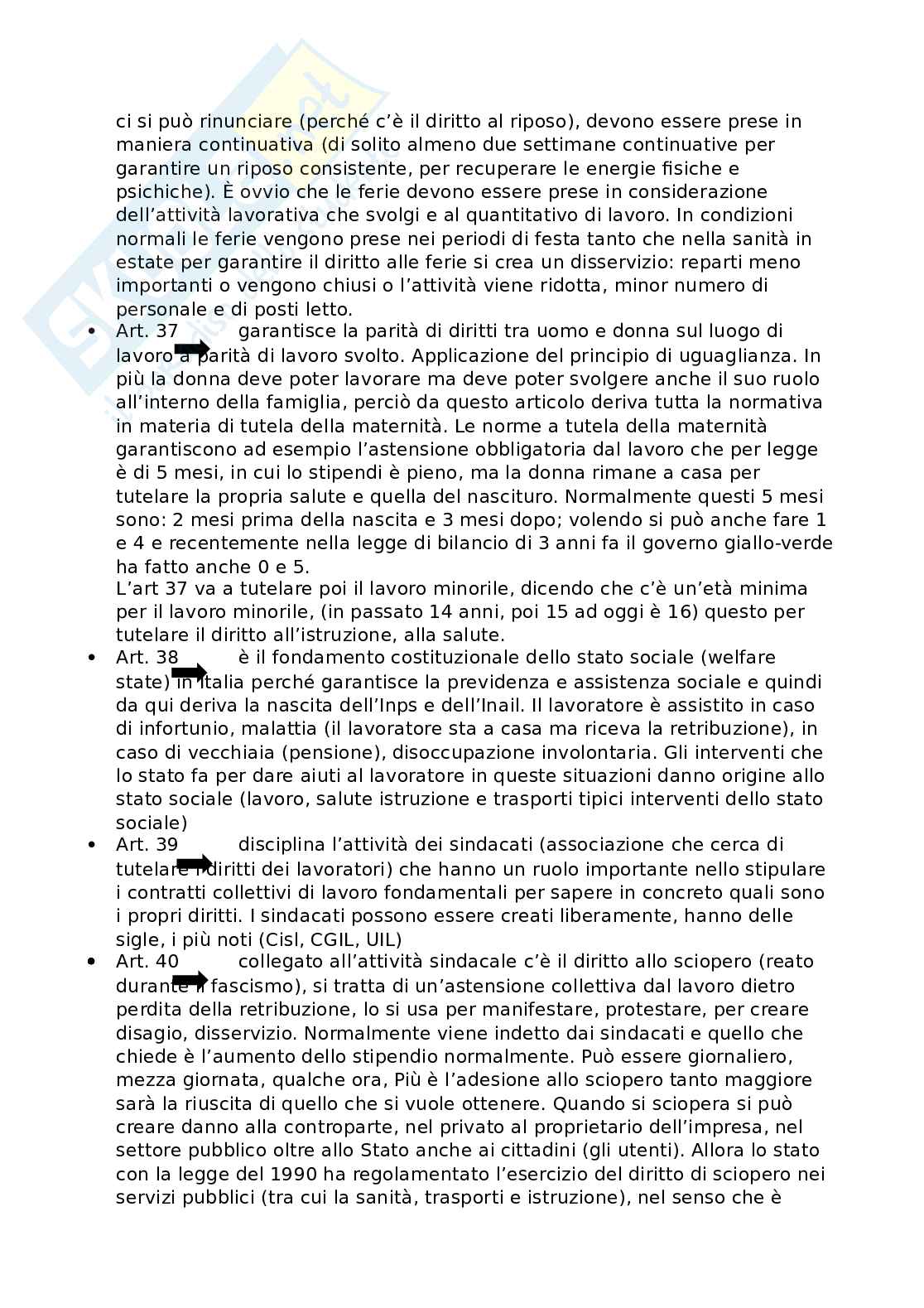 Legislazione sanitaria - Diritto del lavoro Pag. 2