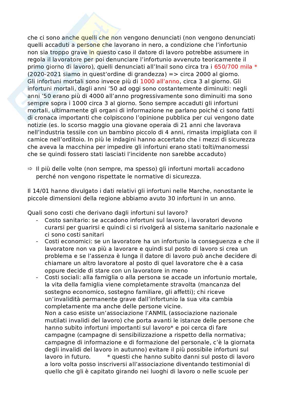 Legislazione sanitaria - Diritto del lavoro Pag. 21