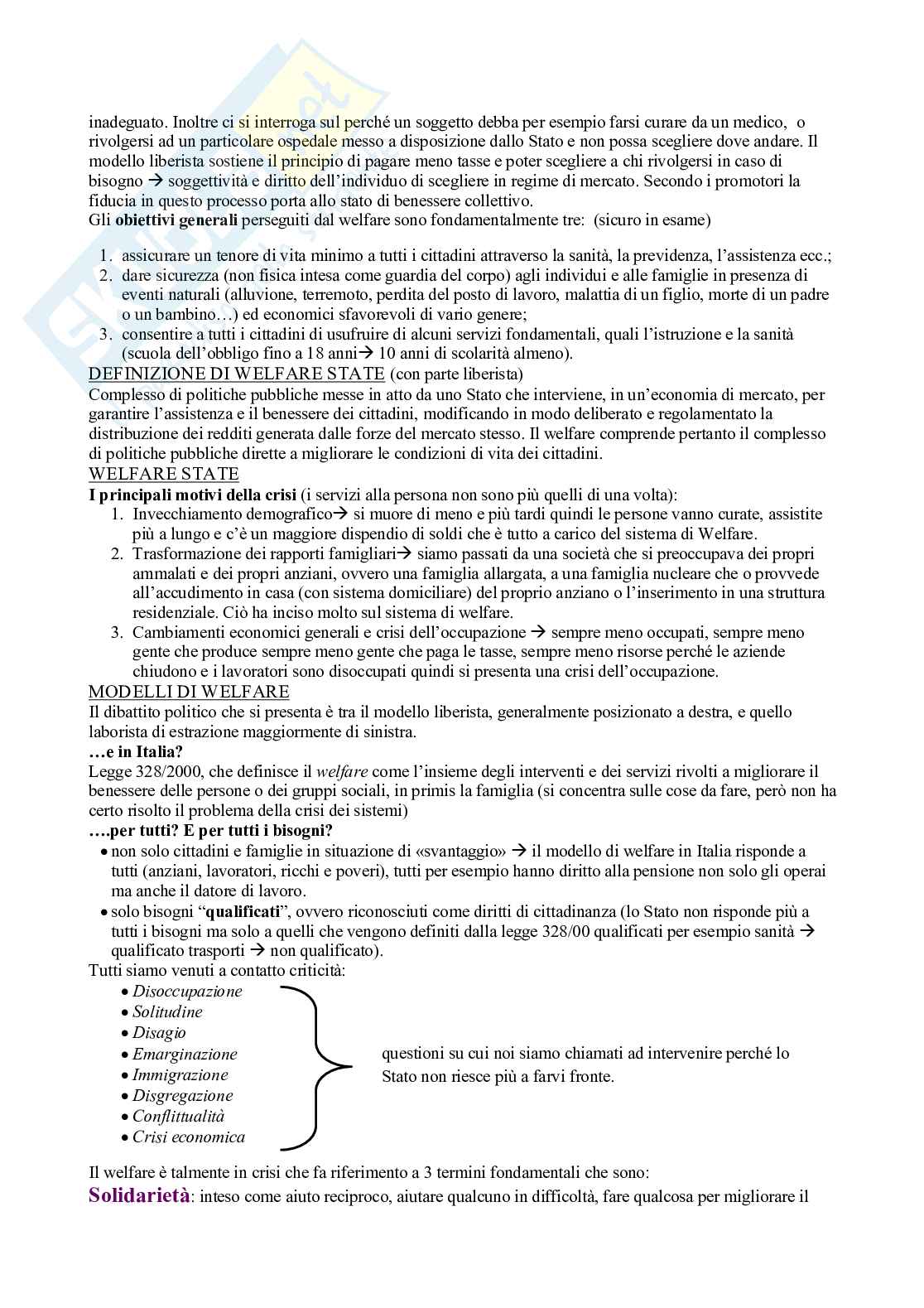 Welfare: lavoro sociale ed educativo nel territorio Pag. 2