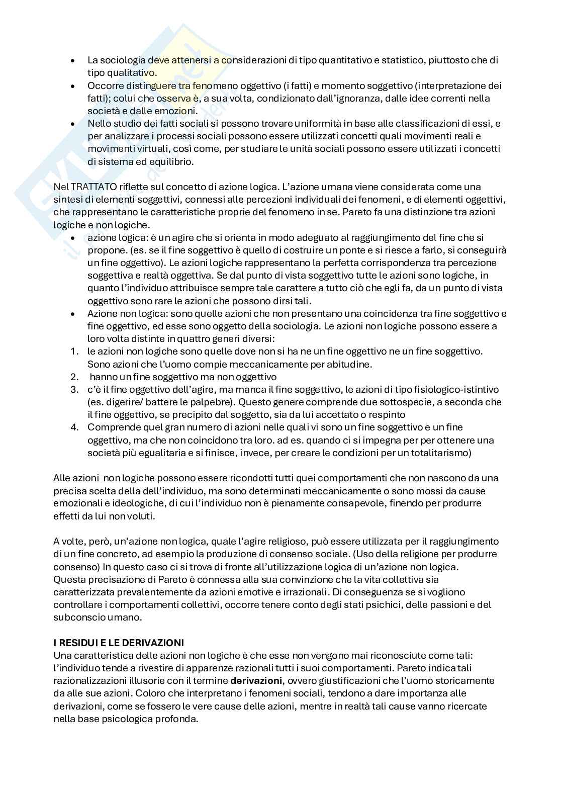 Riassunto esame Sociologia generale, Prof. Simoncini Dario, libro consigliato Il pensiero sociologico , Crespi  Pag. 26