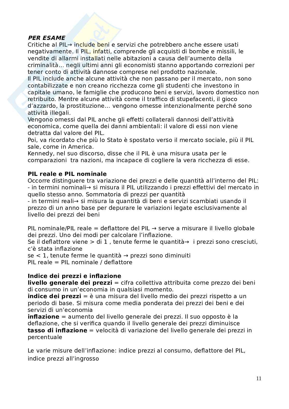 Economia politica Pag. 11