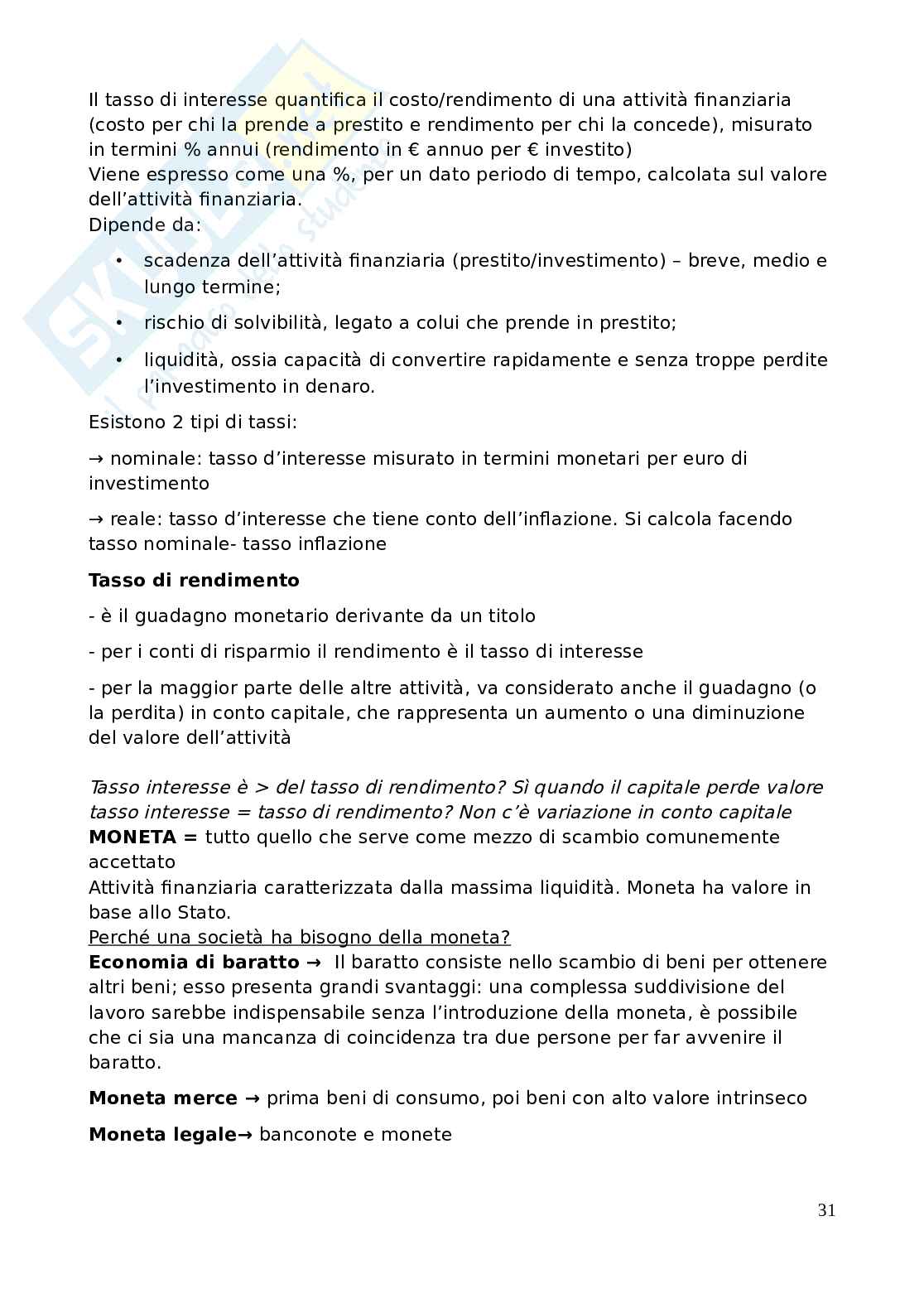 Economia politica Pag. 31