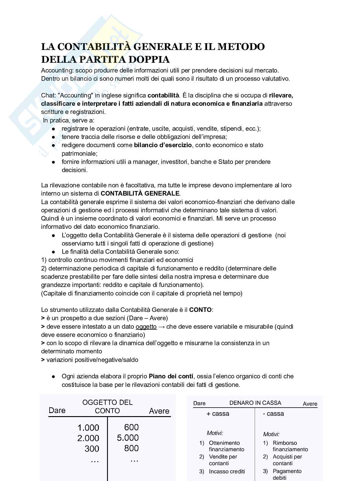 Appunti di Economia aziendale  Pag. 21